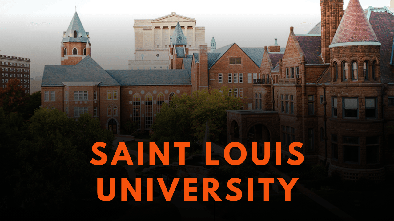 The historic campus of Saint Louis University, a private university offering a value-for-money MS in Computer Science with a focus on student mentorship.
